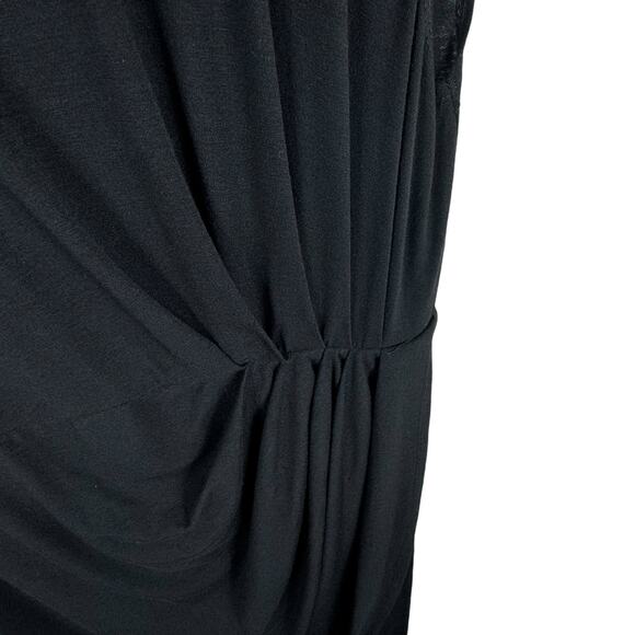 Torrid Black Lightweight Cap Sleeve Round Neck Midi T-Shirt Dress Plus Size 1X - Picture 3 of 7